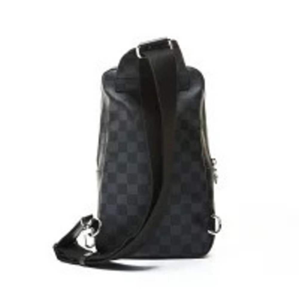 Louis Vuitton Damier Graphite Black Avenue Sling Bag Shoulder Black